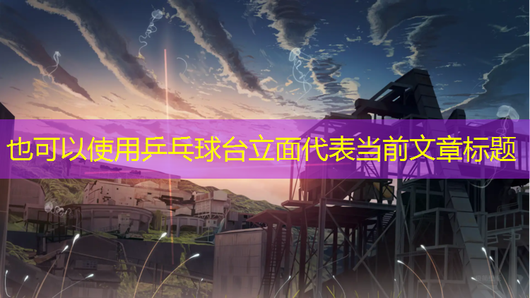 乒乓球台立面